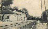 54 Meurthe Et Moselle  CPA FRANCE 54 "Marbache, la gare" / TRAIN
