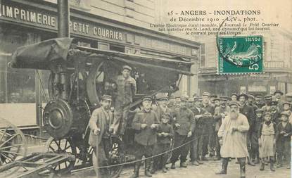 CPA FRANCE 49 "Angers, inondations 1910"
