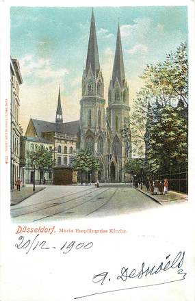 CPA ALLEMAGNE "Düsseldorf, l'Eglise"