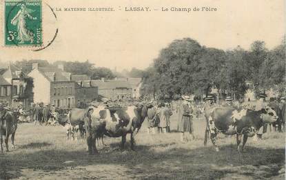 CPA FRANCE 53 "Lassay, le champ de foire"