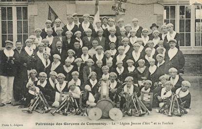 CPA FRANCE 55 "Commercy, Patronage des Garçons, la Légion Jeanne d'Arc et sa fanfare"