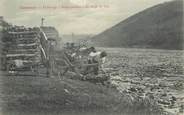 58 Nievre CPA FRANCE 58 "Clamecy, le flottage à bûches perdues, le tirage du bois"