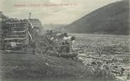 58 Nievre CPA FRANCE 58 "Clamecy, le flottage à bûches perdues, le tirage du bois"