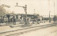 57 Moselle CARTE PHOTO FRANCE 57 "Sarrebourg, accident de chemin de fer" / TRAIN