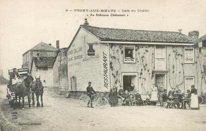 CPA FRANCE 51 "Togny aux boeufs, café du Chalet, Au Robinson Châlonnais"