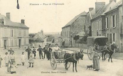 CPA FRANCE 51 "Fismes, place de l'Esplanade"