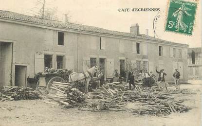 CPA FRANCE 51 "Café d'Ecriennes"