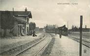 51 Marne CPA FRANCE 51 "Bussy Lettrée, la gare" / TRAIN