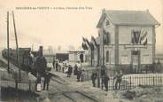 51 Marne CPA FRANCE 51 "Bergères les Vertus, la gare" / TRAIN