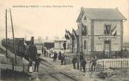 51 Marne CPA FRANCE 51 "Bergères les Vertus, la gare" / TRAIN