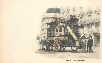 CPA FRANCE 75 "Paris, un omnibus"