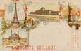 CPA FRANCE 75 "Paris, Souvenir" / PUB Biscuits Guillout
