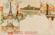 75 Pari CPA FRANCE 75 "Paris, Souvenir" / PUB Biscuits Guillout