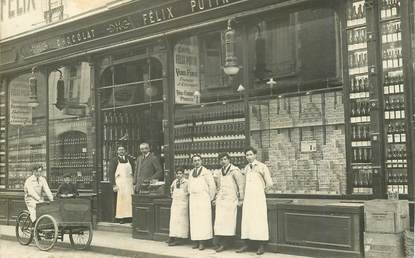 CARTE PHOTO FRANCE 75 "Paris" COMMERCE FELIX POTIN