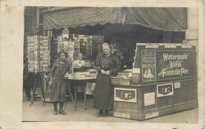 CARTE PHOTO FRANCE 75 "Paris" / COMMERCE LIBRAIRIE PAPETERIE