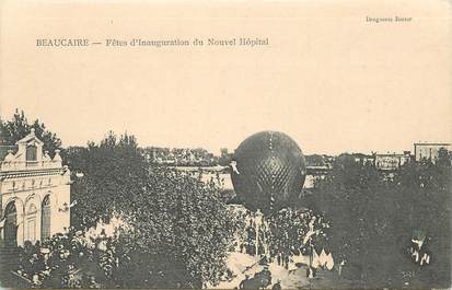 CPA FRANCE 30 "Beaucaire, Fêtes d'inauguration du Nouvel Hopital"  / BALLON