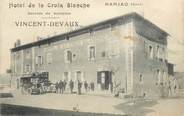 30 Gard CPA FRANCE 30 "Barjac, Hotel de la Croix Blanche, Pr. Vincent Devaux"