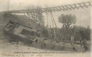 30 Gard CPA FRANCE 30 "Pont de Galet, catastrophe du 23 septembre 1924" / TRAIN / CHEMIN DE FER