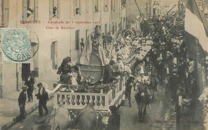 CPA FRANCE 30 "Bessèges, cavalcade du 3 septembre 1905, char de Bacchus"