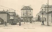 29 Finistere CPA FRANCE 29 "Brest, la place des Portes" / TRAMWAY