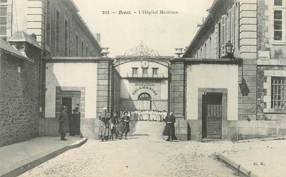 CPA FRANCE 29 "Brest, l'Hopital maritime"