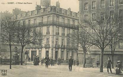 CPA FRANCE 29 "Brest, Hotel des Postes"
