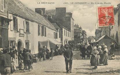 CPA FRANCE 29 "Le Conquet, un coin du marché"