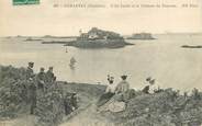 29 Finistere CPA FRANCE 29 "Carantec, L'Ile Louët et le chateau du taureau"