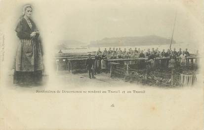 CPA FRANCE 29 "Douarnenez, les sardinières"