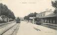 CPA FRANCE 30 "Remoulins, la gare" / TRAIN