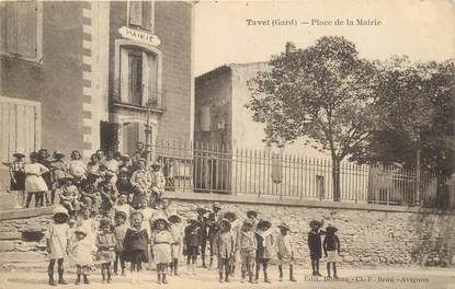 CPA FRANCE 30 "Tavel, Place de la Mairie"