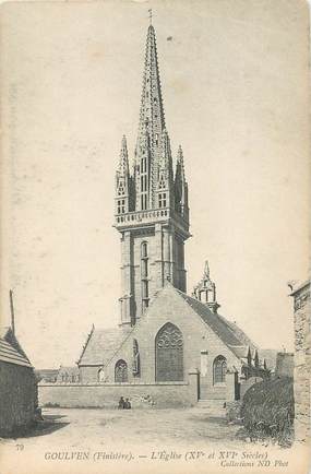 CPA FRANCE 29 "Goulven, l'Eglise"