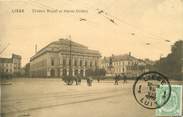 Belgique CPA BELGIQUE "Liège, Théatre Royal et statue Grétry"