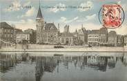 Belgique CPA BELGIQUE "Liège, le quai sur Meuse et Hotel des postes"