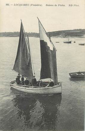 CPA FRANCE 29 "Locquirec, bateau de pêche"