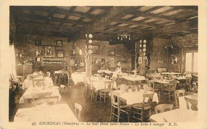 CPA FRANCE 29 "Locronan, le vieil hotel Saint Roman"