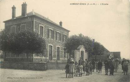 CPA FRANCE 77 "Armentières, l'Ecole"