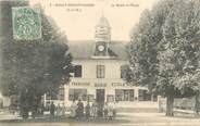 77 Seine Et Marne CPA FRANCE 77 "Bailly Romainvilliers, la mairie et l'Ecole"