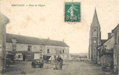 CPA FRANCE 77 "Boutigny, place de l'Eglise"