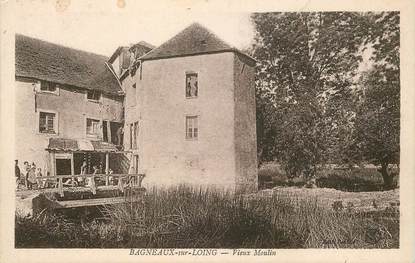 CPA FRANCE 77 "Bagneaux sur Loing, vieux moulin"