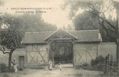 CPA FRANCE 77 "Bailly Romainvilliers, la ferme du chateau"