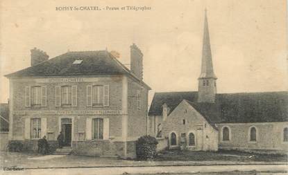 CPA FRANCE 77 "Boissy le Chatel, Postes"