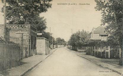 CPA FRANCE 77 "Bourron, la grande  rue"