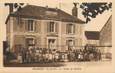 CPA FRANCE 77 "Bannost, Ecole et Mairie"