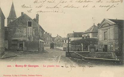 CPA FRANCE 77 "Bussy Saint Georges, la grande rue"