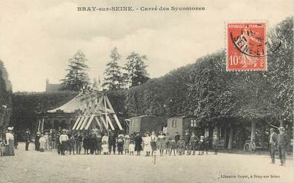 CPA FRANCE 77 "Bray sur Seine, Carré des Sycomores"