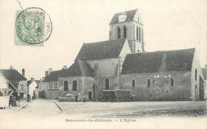 CPA FRANCE 77 "Beaumont du Gâtinais, L'Eglise"