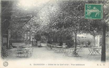 CPA FRANCE 77 "Barbizon les Charmettes, Hotel de la Clef d'Or"