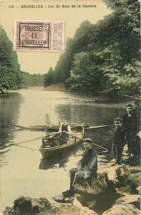 CPA BELGIQUE "Bruxelles, lac du Bois de la Cambre"