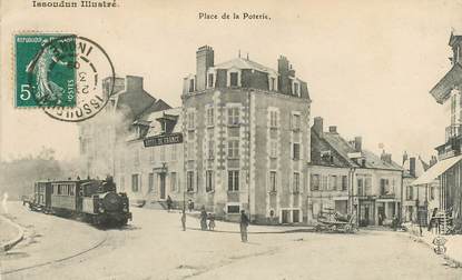 CPA FRANCE 36 "Issoudun, place de la Poterie"